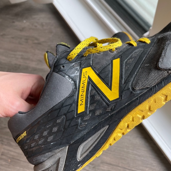 New Balance Minimus Mens Training Shoes – Mens Size 9 – Yellow/Grey - Picture 7 of 7